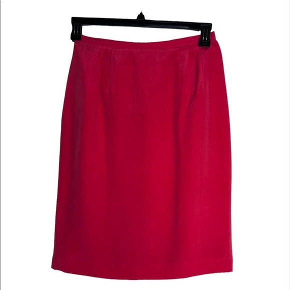 Red Silk Suit Morgan Taylor 8 - Picture 13 of 14